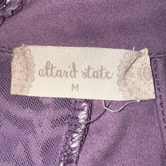 Altar’d State Purple Crochet Dress - Picture 9 of 12